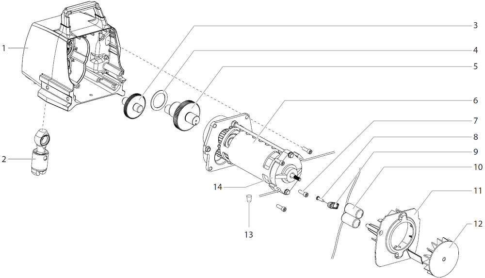 Impact 440 Drive Assembly Parts